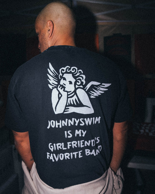 “Johnnyswim is My Girlfriend’s Favorite Band” Black Tee