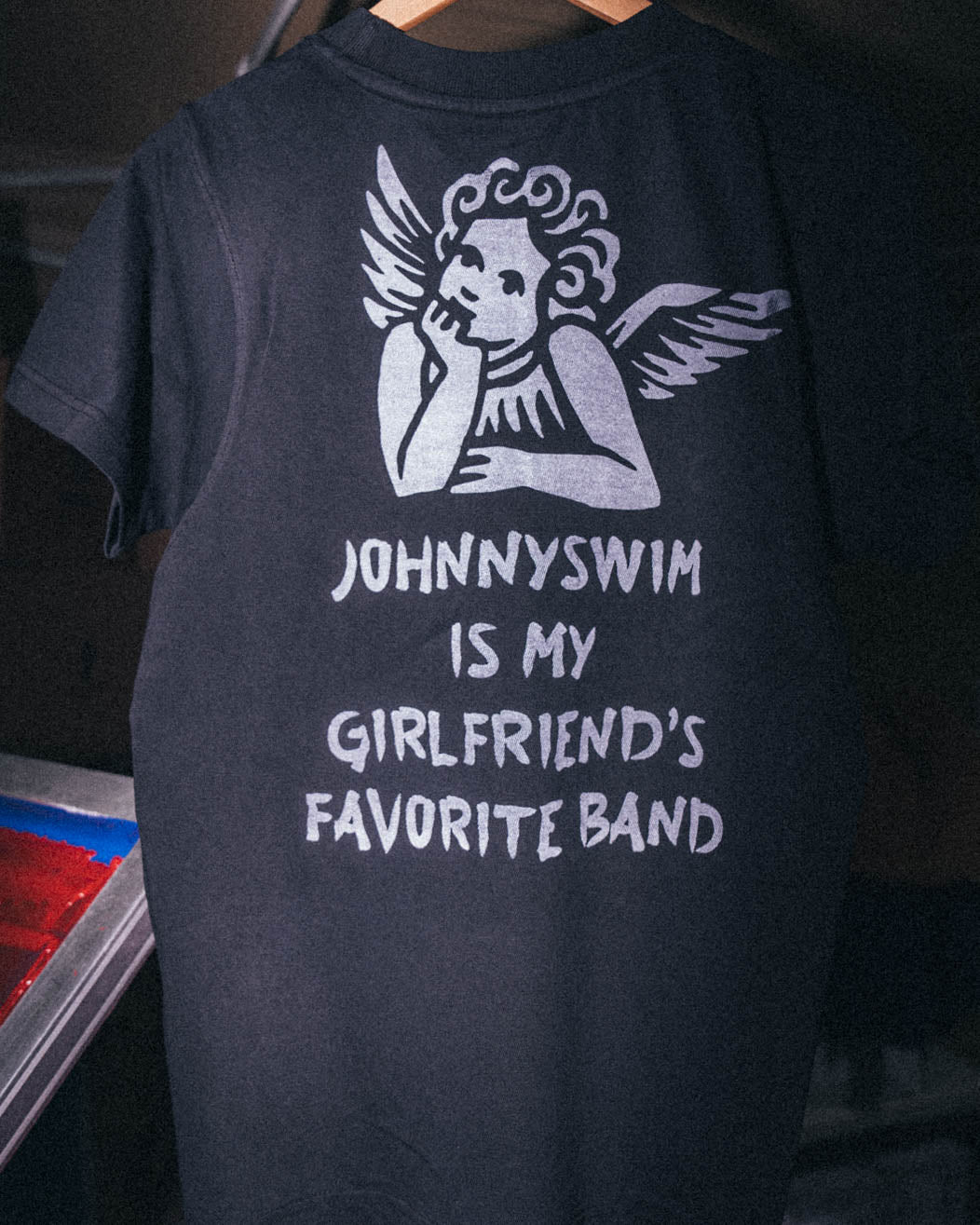 “Johnnyswim is My Girlfriend’s Favorite Band” Black Tee