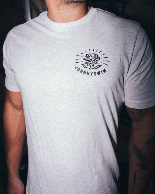 “Johnnyswim Forever” Tee in Oatmeal Heather