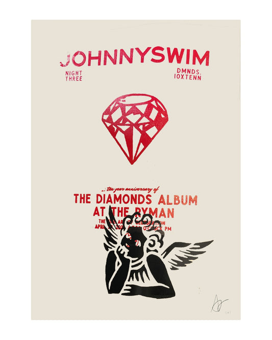 Signed 1 of 1 Poster - Handmade by Abner